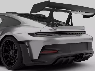 Porsche 911 GT3 RS 3D Model 3D model purchase