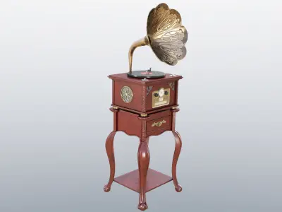 Vintage Gramaphone 0001 3D model