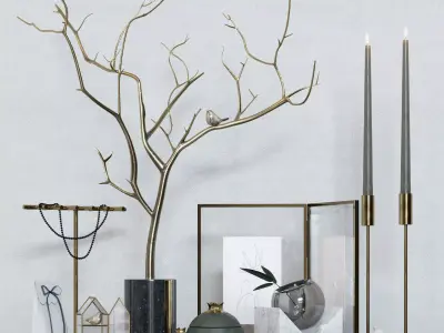 Decorative set c1   3D model