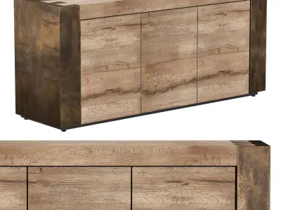 Telluride Media Console 3D model