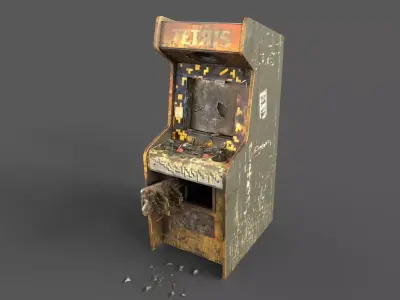 Abandoned Arcade Machine 3D model
