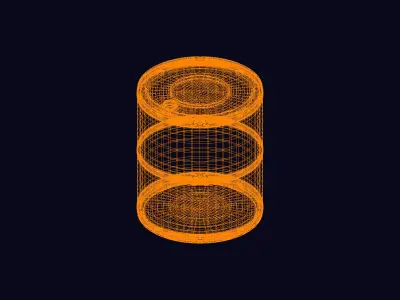 Drum Barrel 3D model