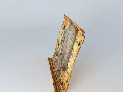 Treasure Map 17th Century Free 3D model