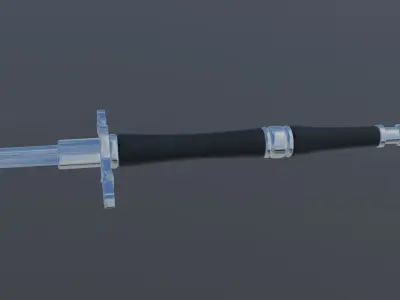 Sword Low-poly 3D model 36