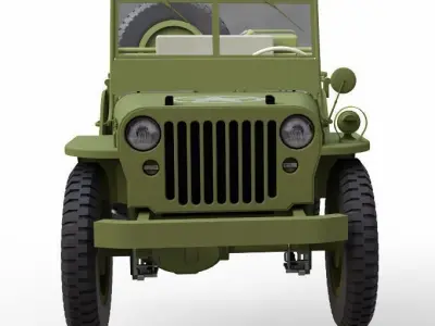US Army Jeep 3D model