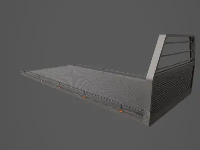 Tow Truck Platform Low-poly 3D model