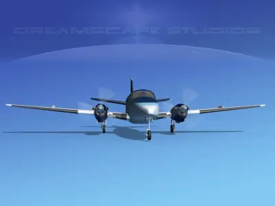 Beechcraft B99 Corporate 6 3D model