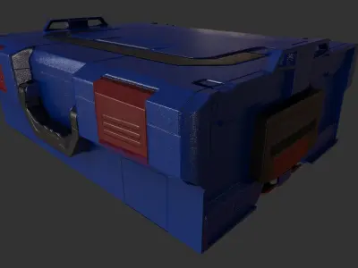 ToolBox - Low Poly box Low-poly 3D model