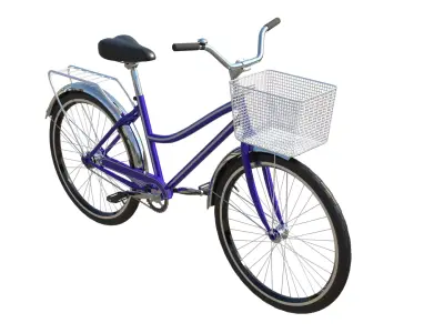 City bicycle PBR 3D model