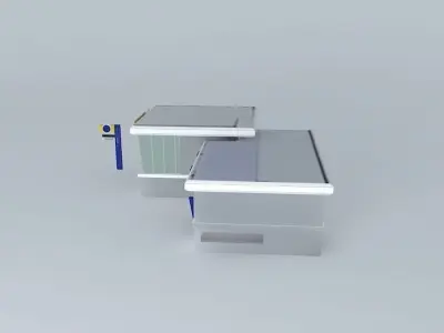 Super Fiat dealership Free 3D model
