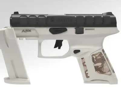 Gun military 3D model