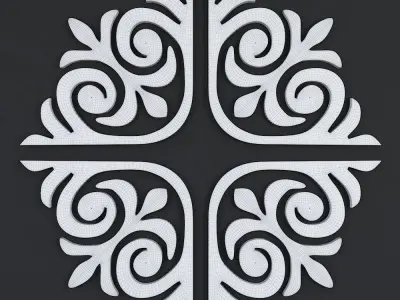 Trim Ornament 01 Free 3D model