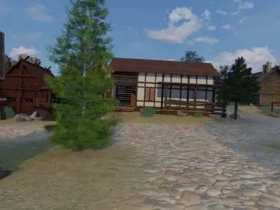 Scenic River Village 3D model
