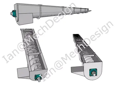 SCREW CONVEYOR 3D model buy