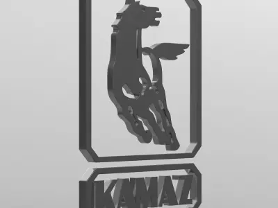 kamaz logo 3D model from CGTrader