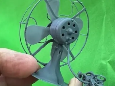 Retro Desk Fan 2 3D print model