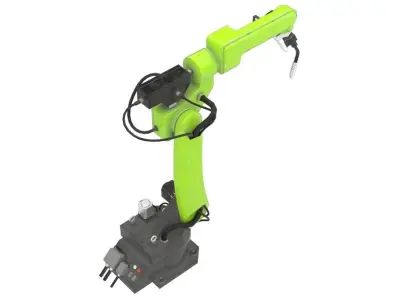 Industrial Robot 2 Lowpoly Low-poly 3D model