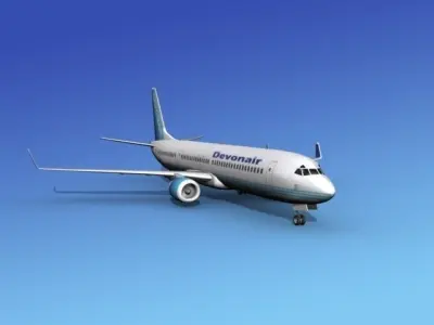 Boeing 737-900ER Devonair 3D model