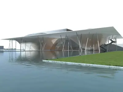 Museum Building 3D model purchase