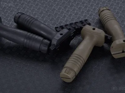 Stab Vertical Grip - AAA 3D Asset - Game Ready Low-poly 3D model