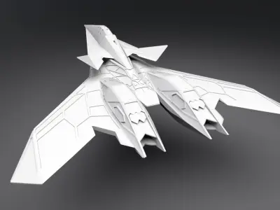 ADF Raven Scale model   3D print model