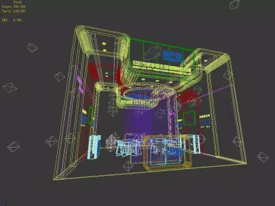 Exhibition - Area -6X6-3DMAX2012-08 3D model