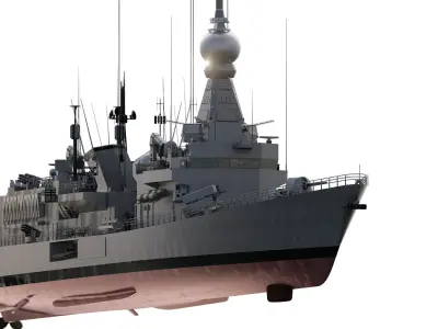 Multirole frigate 3D model
