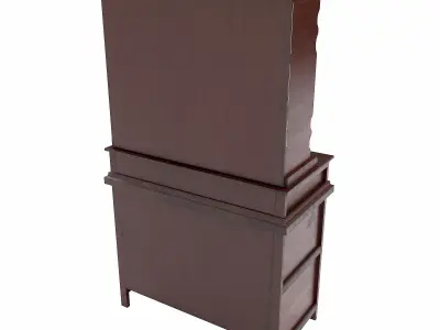 Dresser 3d model Low-poly 3D model
