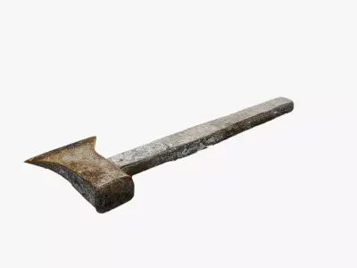 Anydrafts Axe 02 Low-poly 3D model