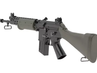FN CAL Free 3D model