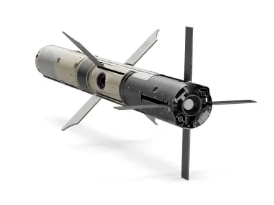 BGM 71F TOW Missile 3D model