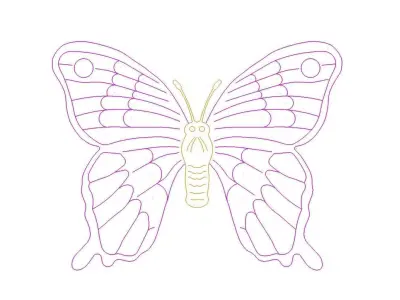 Butterfly 3D model buy