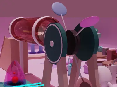 Soap Factory  Low-poly 3D model