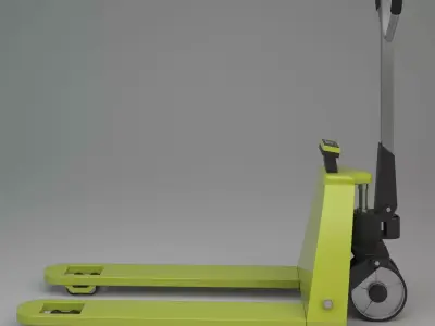 Pallet truck manual 3 3D model