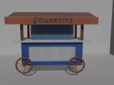 Souvenir stand  3D model