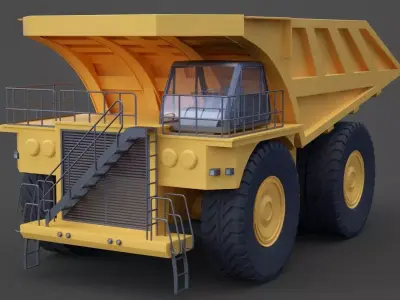 Industrial Vehicle - Mining Truck 01 3D model