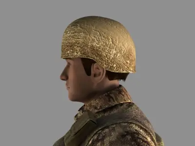 Soldier 3D model buy