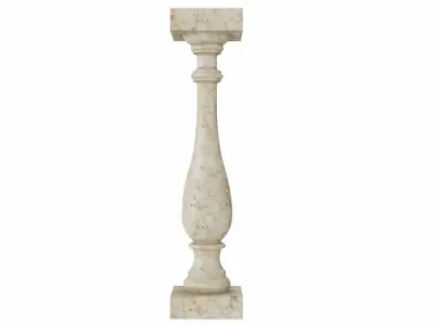 Column marble base 3D model