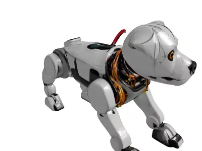 Damaged Robotic Dog Toy 3D model