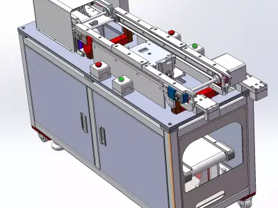 With assembly line lift 3D model