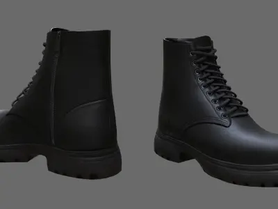 Boots Low-poly 3D model