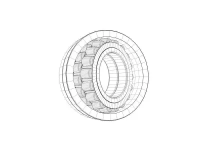 Metal bearing  3D model
