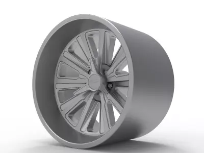 FOOSE ASCOT CONCAVE WHEEL 3D PRINT MODEL 3D print model