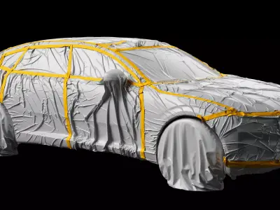 Car Paint Mask Cover 3D model