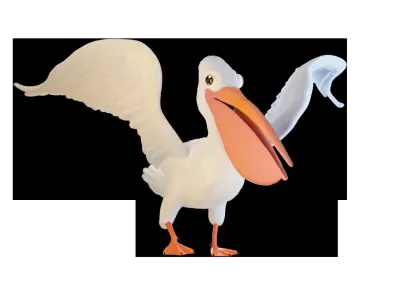 Pelican 3D model purchase