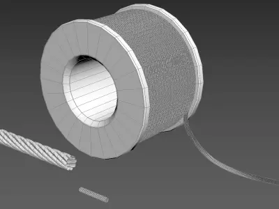 rope subdivision model 3D model