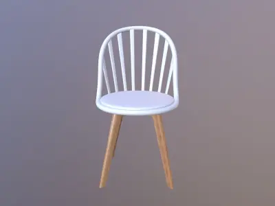Wooden Chair 3D model