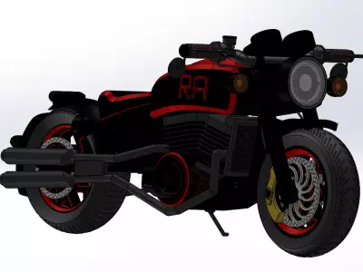 cruise bike 3D model