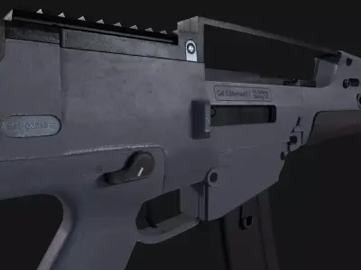 XM8 Rifle Low-poly 3D model purchase