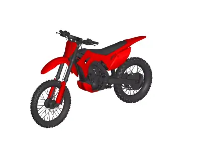 Kawasaki motocross  3D model